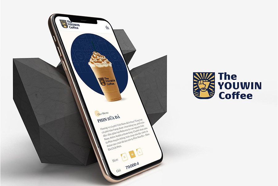 THE YOUWIN COFFEE - Design Website and Brand identity Youwin